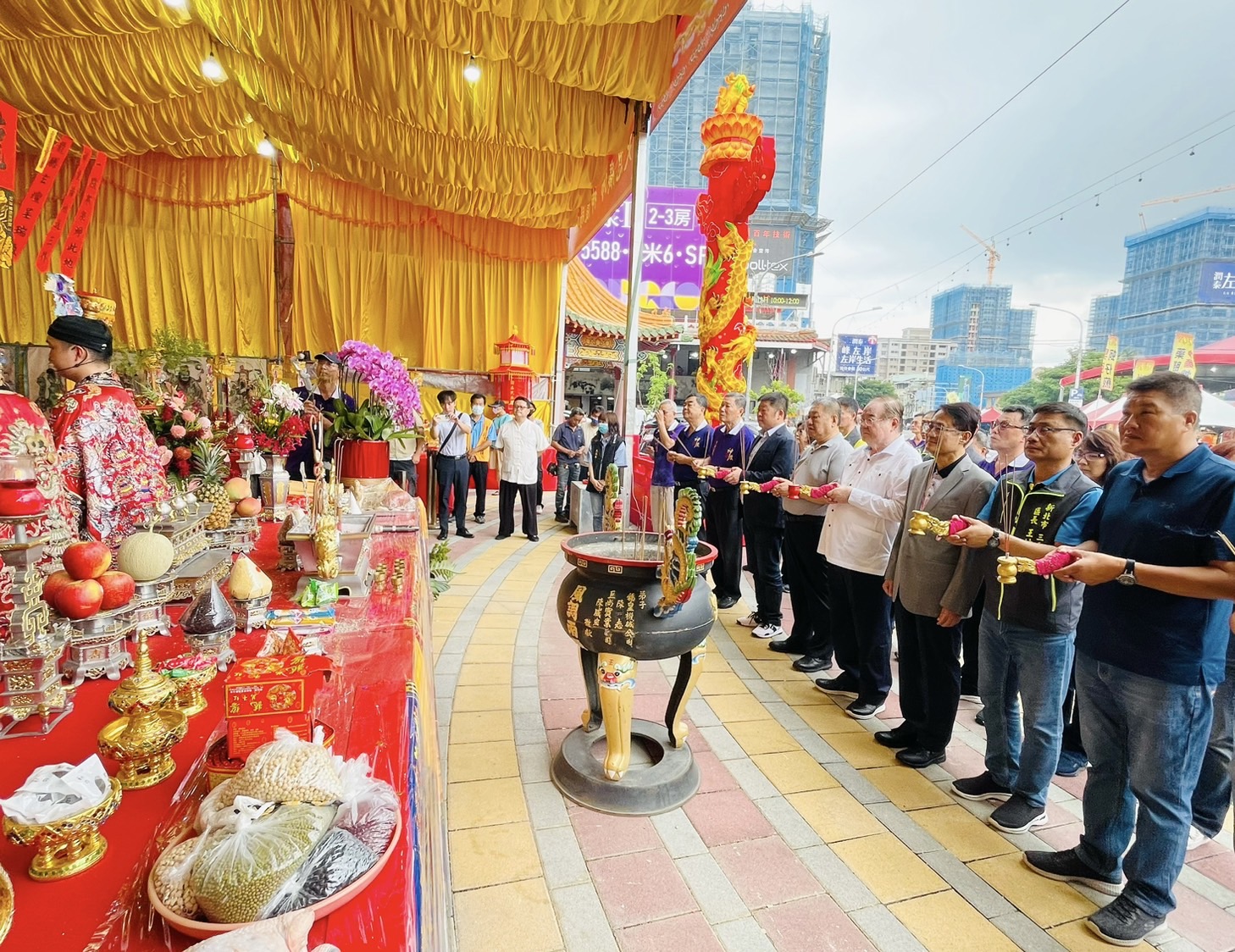 先嗇宮神農祭典開光祈福 新北、花蓮議長蒞臨參拜.